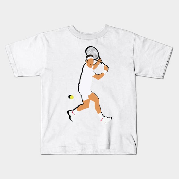 Roger Federer Grand Slam Kids T-Shirt by Jackshun